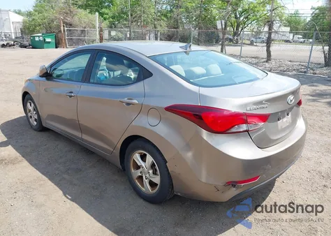 2014 Hyundai Elantra Se из США, поврежденный, VIN 5NPDH4AE6EH540538